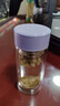 富光玻璃杯女双层隔热迷你小号容量透明花茶水杯子 紫色230ml 实拍图