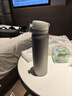 京东京造 保温杯 纯钛弹盖随行【内外纯钛】男女士水杯子 灰色 500ml 实拍图