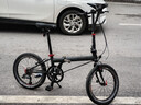 大行（DAHON）折叠自行车20英寸8级变速经典P8单车KBC083 灰黑截色【JD定制】 实拍图