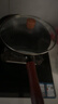 阎铁匠章丘小铁锅奶锅炒锅炒菜锅1-2人平底无涂层家用精铁锅电磁炉26cm 实拍图