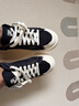 FILA FUSION斐乐女鞋帆布鞋女 低帮板鞋POP轻质帆布鞋休闲运动鞋女 黑-BK 37.5 实拍图