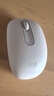 罗技（Logitech）M196 无线蓝牙鼠标 办公鼠标 笔记本商务办公家用 小巧便携 对称手型 珍珠白 实拍图