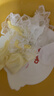 浪莎儿童袜子女童夏季薄款蕾丝花边舞蹈袜可爱百搭公主袜 五色各一 实拍图