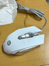 惠普（HP）M220游戏鼠标USB有线鼠标自定义宏驱动2400DPI吃鸡LOL鼠标电竞游戏鼠标 白色 冰蓝光 静音版 实拍图