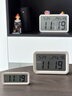 MUJI数字钟 家用电子时钟 桌面时钟 白色 小 实拍图