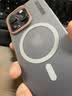 暴走适用苹果14pro手机壳 iphone14pro保护套 磁吸柔砂肤感透色轻薄简约撞色硬壳保护壳 柔雾灰 实拍图