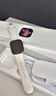 Apple/苹果 Watch S11 智能手表GPS款42毫米玫瑰金色铝金属表壳淡桃粉色运动型表带M/L MEUP4CH/B情人节 实拍图