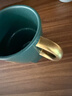 星巴克（Starbucks）墨绿色女神铭牌马克杯390ml办公水杯男咖啡杯陶瓷杯子女神节礼物 实拍图