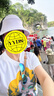 VVC遮阳帽防晒帽子女太阳帽防紫外线女大檐出游空顶帽 暮色黑 实拍图