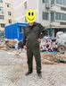 鸿赫纯棉耐磨工作服套装男劳保服春秋电焊工防烫耐脏建筑工地汽修户外 C款-藏青套装（纯棉） XL /175（推荐115-135斤） 实拍图