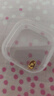 金玉白黄金转运珠999足金元宝路路通男女款DIY配饰纯金首饰小金豆金珠子 黄金元宝：约0.1g现货 实拍图