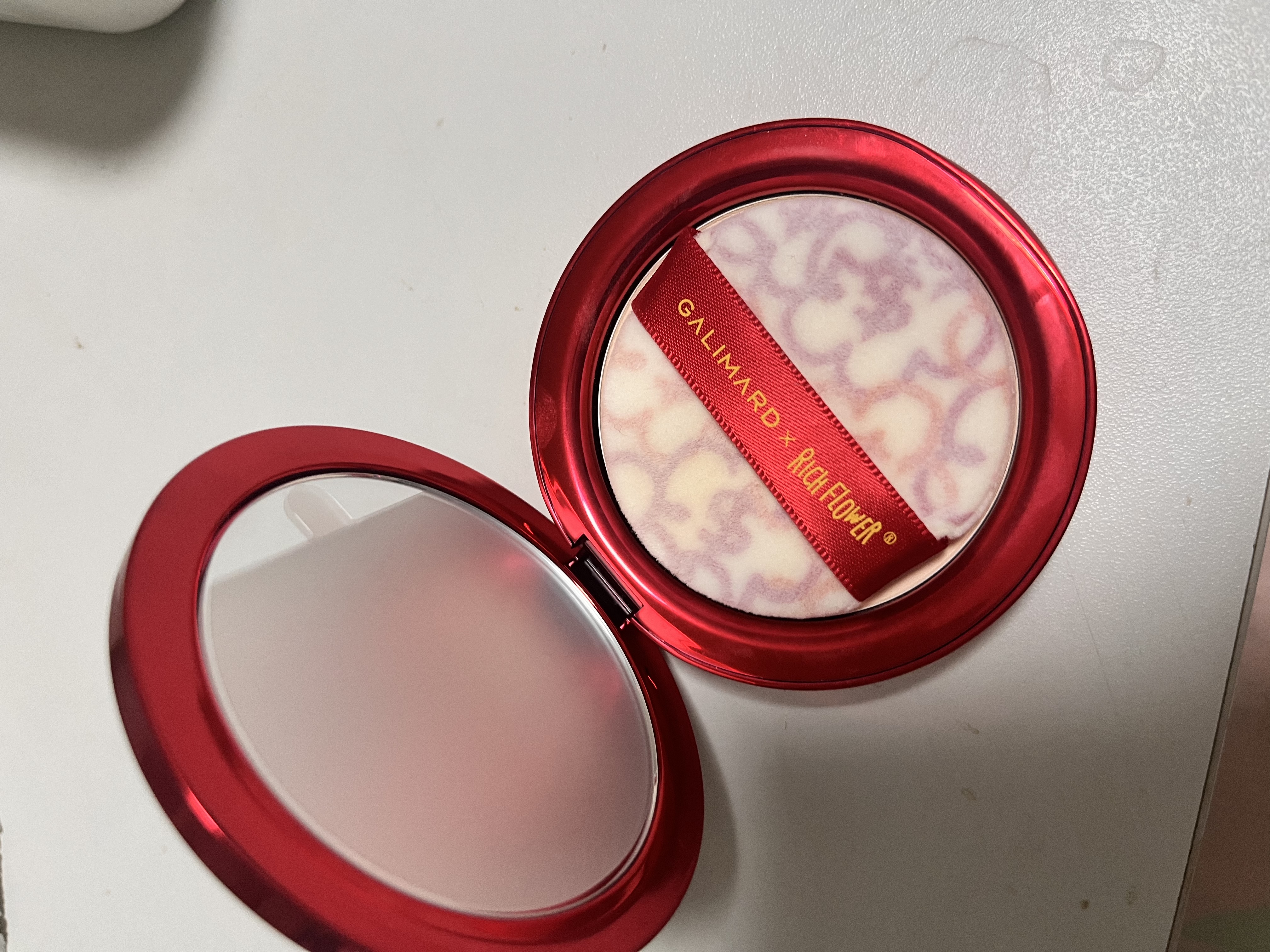 嘉利玛有钱花限定金币粉饼N01象牙白9g控油持久遮瑕哑光生日礼物礼物 实拍图