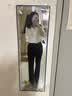 特洛曼白色职业衬衫女长袖V领气质休闲免烫春秋内搭上衣显瘦雪纺衬衣 实拍图