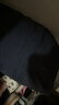 优衣库女装棉麻条纹层叠连衣裙/无袖裙子26春夏新款484787 69 藏青色 S 实拍图