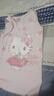 Hello Kitty女童背心薄儿童宝宝夏季护肚打底内穿外穿吊带衫513313白粉 110 实拍图