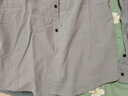 JEEP SPIRIT吉普衬衫男长袖衫春秋季工装衬衣上衣中青年翻领百搭宽松休闲外套 1916 灰色 XL （建议115斤-135斤） 实拍图