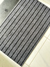 quatrefoil 地垫进门入户门口脚垫厨房卫生间防滑垫子门垫 40*60cm灰色条 实拍图