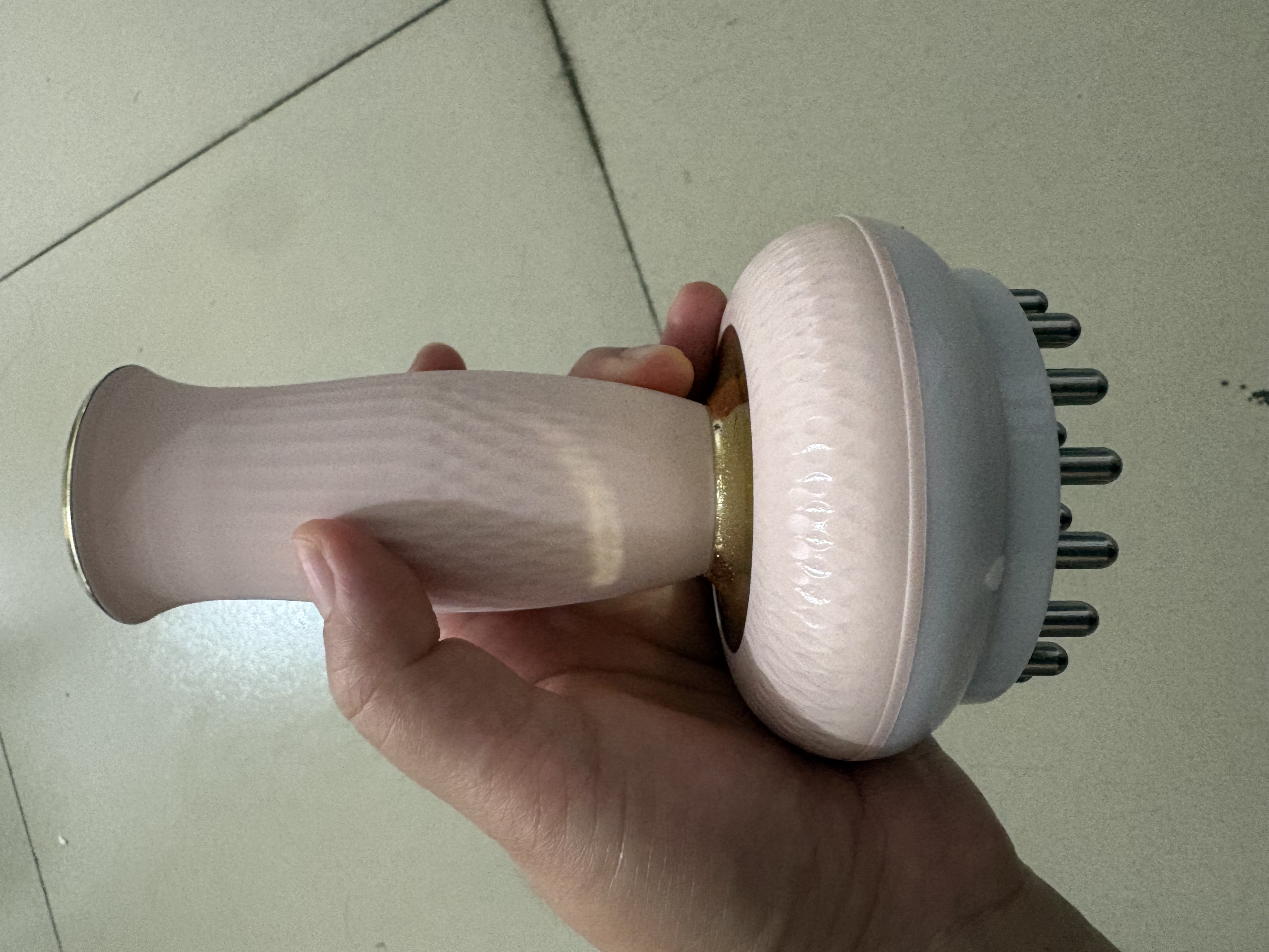 华佗电动经络刷揉腹仪肩颈腰背腿腹部全身按摩仪器多功能加热震动刷肚 实拍图