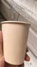 京东京造纯萃纸杯260ml*100只 一次性杯子 加厚食品级竹纤维商务家用水杯 实拍图