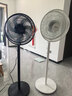 美的（Midea）【超级单品】七叶轻音立式电风扇家用柔风落地扇台式桌面小型风扇大风量节能摇头宿舍电扇 SAF30AB 实拍图