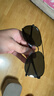 雷朋（RayBan）墨镜新款飞行员款太阳镜男女款户外眼镜0RB3712D 002/87 黑色镜框深灰色镜片 62 实拍图