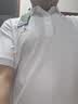 梦特娇（MONTAGUT）【长绒棉&吸汗透气】商务休闲舒适亲肤短袖男士Polo衫JG 白色 L 实拍图
