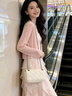 欧迪惠法式连衣裙女装2026年夏季新款初恋温柔风碎花吊带裙子女衣服套装 粉色开衫+吊带裙 S 【建议80-95斤】 实拍图