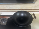 美的（Midea）铁锅炒锅健康无涂层精铁炒菜锅家用明火燃气灶凹面电磁炉专用34cm 实拍图