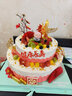 花羽梦老人寿宴布置60岁生日70祝寿80过大寿装饰背景墙条幅中式场景挂布 福如东海条幅套餐B（6条+气球） 实拍图