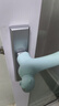 虎顿（HOTUN）卫生间门锁通用型无钥匙家用洗手间厕所门浴室铝合金门锁L11银色 实拍图