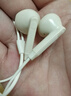 联想（Lenovo）有线耳机 HIFI音质高解析音频带麦降噪直播k歌唱歌音乐运动半入耳式游戏电脑耳机3.5mm YF01米色 实拍图