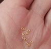 喜上眉梢古法足金999转运珠宽版小金圈隔片黄金路路通DIY手串 0.6g 小金圈多颗（单颗卡1.8mm） 实拍图