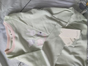 戴维贝拉（DAVE＆BELLA）小男孩全棉上衣女童衣服春季新款小童长袖t恤洋气宝宝打底衫 苹果绿【现货】 110 cm（建议身高100-110cm） 实拍图