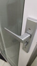 虎顿（HOTUN）卫生间门锁通用型无钥匙家用洗手间厕所门浴室铝合金门锁L11银色 实拍图
