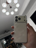 倍思【AR抗反射丨铝合金镜头全包】适用iPhone17Promax镜头膜苹果17promax镜头保护膜高清摄像头星河银 实拍图