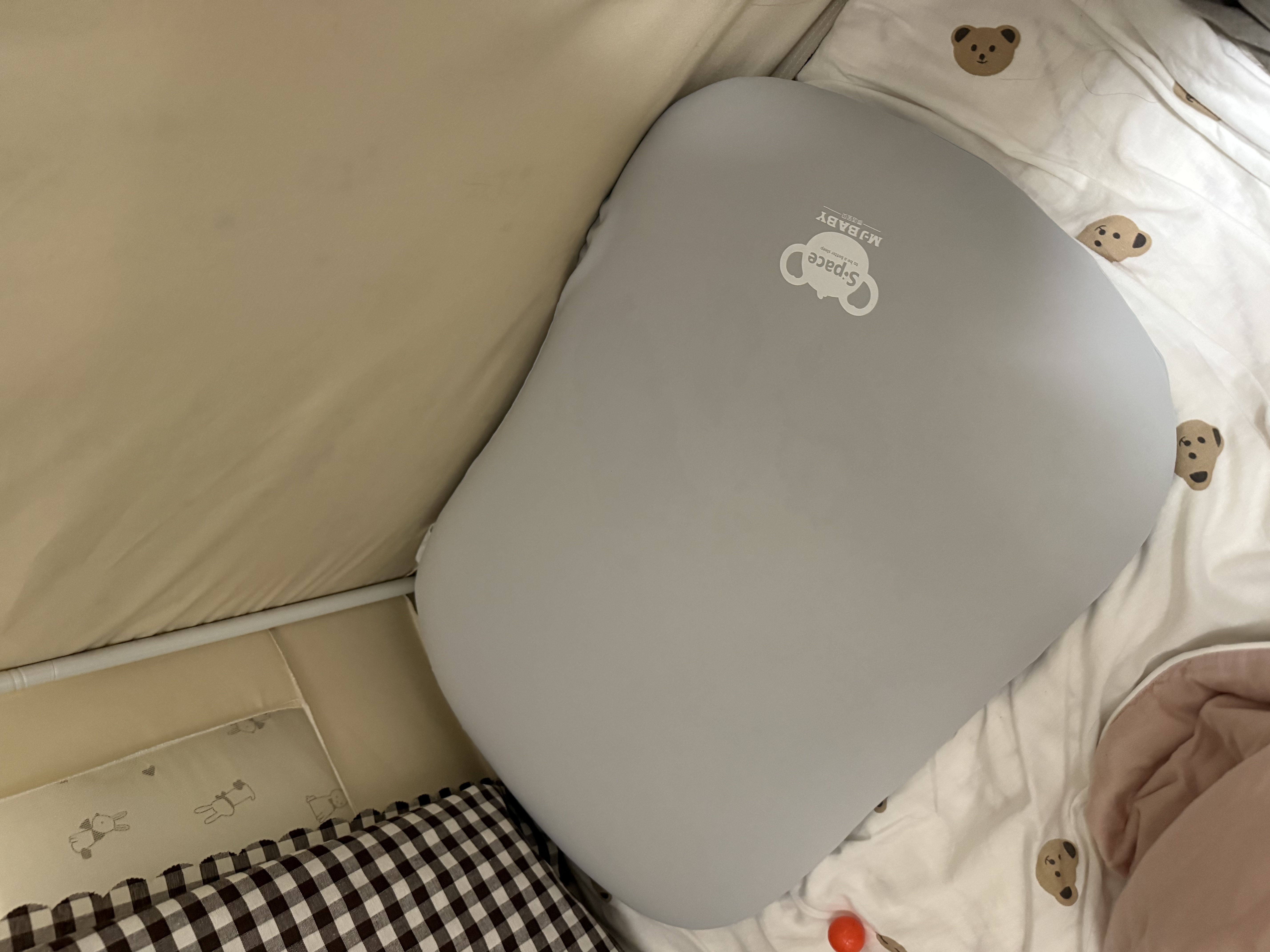 梦洁宝贝（M·JBABY）i1太空陨石枕 肤感记忆棉枕头学生单人枕芯抗菌可拆洗3-6岁 实拍图