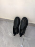 他她（TATA）商务休闲皮鞋男士软底透气舒适增高爸爸鞋VVK01 黑色一脚蹬 41 实拍图