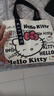 HelloKitty帆布包大容量通勤包包手提包时尚背包可爱百搭单肩包 黑色KT【带飘带】 实拍图