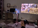 坚果投影（JMGO）P5X 投影仪家用 便携家庭影院 DLP投影机1080P 一体式隐藏云台投影机 升级高亮480CVIA 国家补贴 实拍图