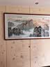 盛桢国画山水画靠山图中式客厅风景挂画办公室沙发背景墙装饰画风水画 B款【紫气东来】 四尺165*85cm(实木框+有机玻璃) 实拍图