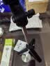 超迷你手机自拍杆蓝牙抖音直播一体式伸缩便携拍照摄影支架三脚架通用 黑色升级款款带灯 实拍图