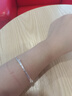 中国黄金（CHINA GOLD）银手镯足银999满天星手镯女实心推拉银镯子生日520礼物送女友 京速达*亲肤足银*满天星手镯【10g±1g】 实拍图