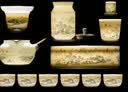 金镶玉 功夫茶具套装 中国白羊脂玉瓷家用陶瓷白瓷泡茶套装送礼礼盒装 水墨江山侧把玉盘羊脂玉瓷套装 实拍图