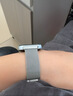 码仕适用华为fit3/4/4pro手表表带米兰尼斯磁吸扣夏天watch fit3/4手环防水运动腕带银色 实拍图