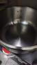 双喜高压锅不锈钢燃气电磁炉通用压力锅单手开合蓝调22CM/4L送汤锅盖 实拍图