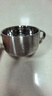 onlycook316L不锈钢儿童碗 宝宝吸盘辅食双耳碗 婴幼儿吃饭餐具-小猪350ml 实拍图
