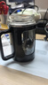 新款玻璃杯商务防爆把手大容量手柄办公室泡茶水杯防摔男女杯子 活动商务黑【两款随机发】 500ml 实拍图