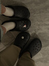 卡骆驰（CROCS）檀健次同款经典洞洞鞋轻便百搭女沙滩鞋包头拖鞋男鞋|10001 黑色-001(含智必星) 39 (240mm) 实拍图