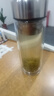 富光玻璃杯双层带茶隔大容量水杯 高档商务泡茶杯 高硼硅杯子500ml 实拍图