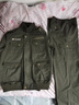 鸿赫纯棉耐磨工作服套装男劳保服春秋电焊工防烫耐脏建筑工地汽修户外 C款-藏青套装（纯棉） XL /175（推荐115-135斤） 实拍图